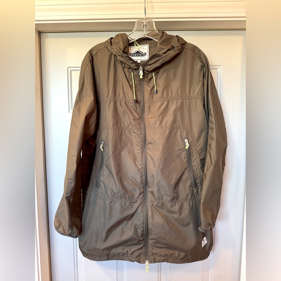Penfield Lightweight Windbreaker Jacket Hooded Olive Green Size M - Picture 1 of 14